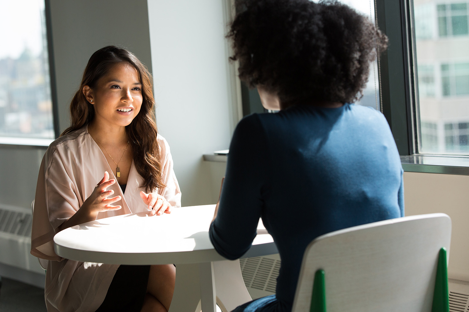 Women Being Interviewed